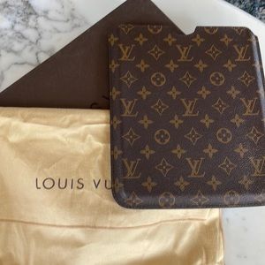 Louis Vuitton Monogram iPad Tablet Case first edition, with dust bag and box